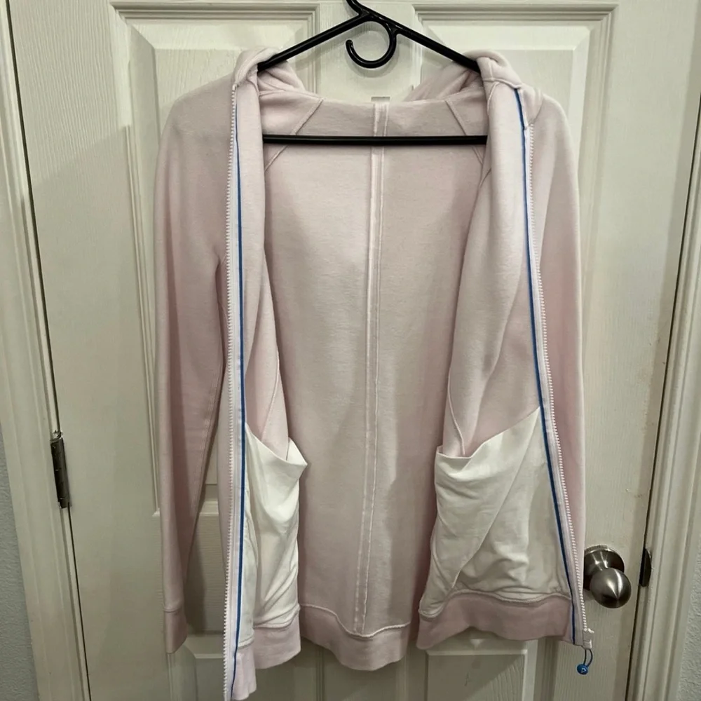 Ivivva by Lululemon pink scuba zip up size 14 youth